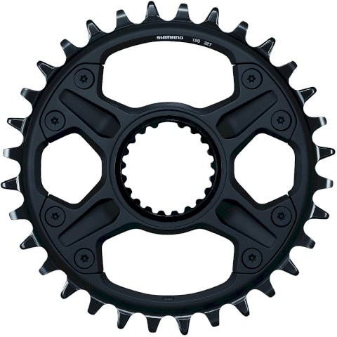 SHIMANO Kettenblatt Deore FCM6100 32 Zähne | schwarz | Lochkreis: Direct Mount mm