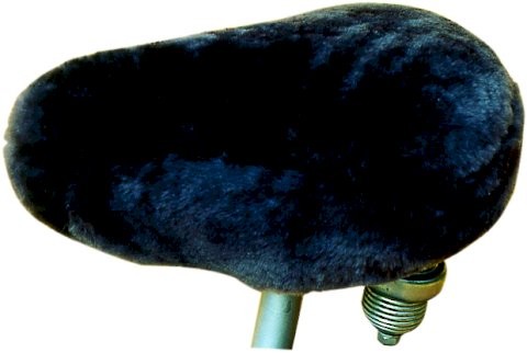 Satteldecke Echt Lammfell extra breit | anthrazit | 32 x 26