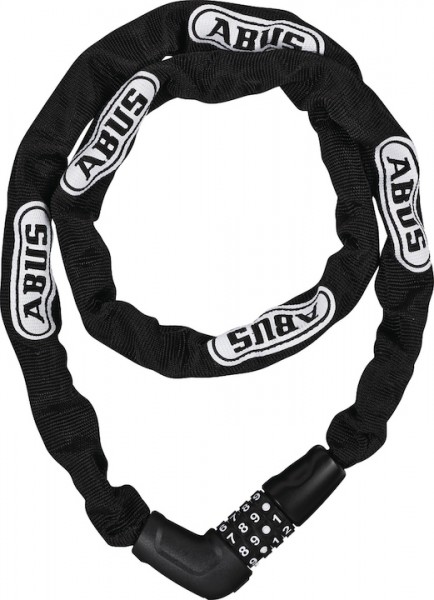 ABUS Zahlen-Kettenschloss Steel-O-Chain 5805 Code schwarz | Länge: 750 mm | Durchmesser: 5 mm