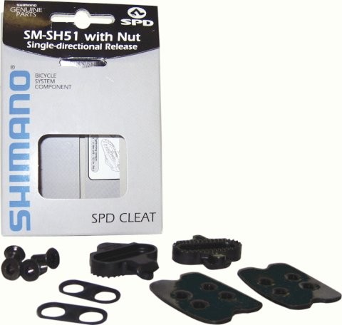 SHIMANO Pedal Adapter SPD Cleats Einfachauslösung | schwarz | SB-Verpackung
