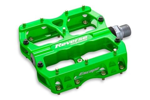 REVERSE Plattformpedal Escape Gewinde: 9/16 Zoll | gedichtetes Industrielager | neon grün | SB-Verpa