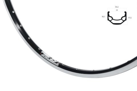 RYDE Hinterrad 26" ZAC 19 559 x 19 | Laufradgröße: 26 | Nabe: Shim FHQC400HMAZAPQR 8/9/10/11-fach sc