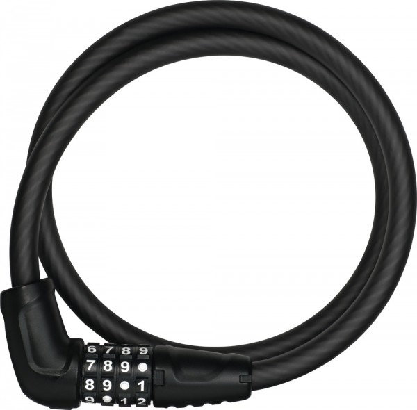 ABUS Fahrradschloss Kabelschloss Numerino 5412C/85/12 black SCLL