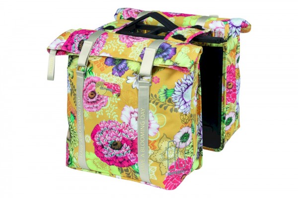 BASIL Doppelpacktasche Bloom Field MIK Befestigung: MIK | honey yellow