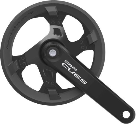 SHIMANO Kettenradgarnitur Cues FCU40001 4-kant schwarz