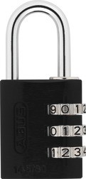 ABUS Zahlenschloss 145/30 schwarz B/DFNLI