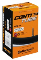 CONTINENTAL Fahrradschlauch SV Ventil 26 Zoll | ETRTO: 47/62-559 | SV | Ventillänge: 42 mm | MTB CONTINENTAL Fahrradschlauch SV Ventil 26 Zoll | ETRTO: 47/62-559 | SV | Ventillänge: 42 mm | MTB