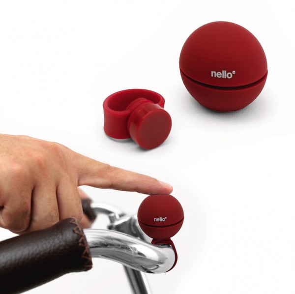 PALOMAR Fahrradklingel Nello rot
