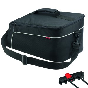 KLICKfix FAHRRAD-GEPÄCKTRÄGERTASCHE RACKPACK XL FÜR RACKTIME SCHWARZ