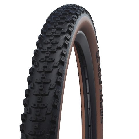 SCHWALBE Fahrradreifen Smart Sam HS 624 29 Zoll | ETRTO: 57-622 | Draht | schwarz Bronze Skin
