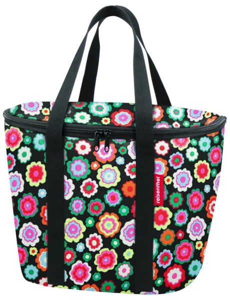 REISENTHEL Iso Basket Bag Befestigung: Klickfix | happy flowers | Für Klickfix Lenkerkörbe (z.B. Uni