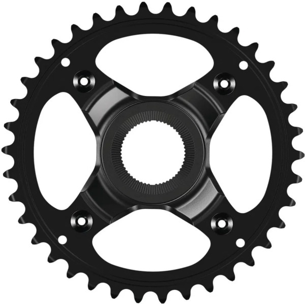 SHIMANO Kettenblatt SMCRE70 38 Zähne | schwarz | Lochkreis: 104 mm