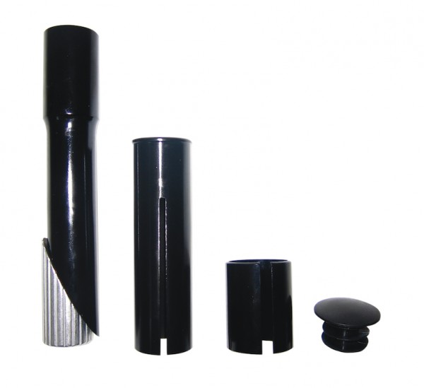 ERGOTEC Adapter-Set Ahead-Vorbau schwarz | für Ahead-Vorbau 25,4/28,6 mm