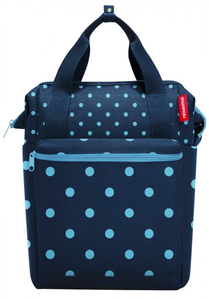 REISENTHEL Gepäckträgertasche Roomy GT Befestigung: Vario E Haken | mixed dots blue
