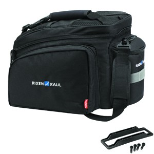 KLICKfix FAHRRAD-GEPÄCKTRÄGERTASCHE RACKPACK 2 PLUS GTA SCHWARZ