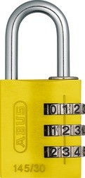 ABUS Zahlenschloss 145/30 gelb B/DFNLI