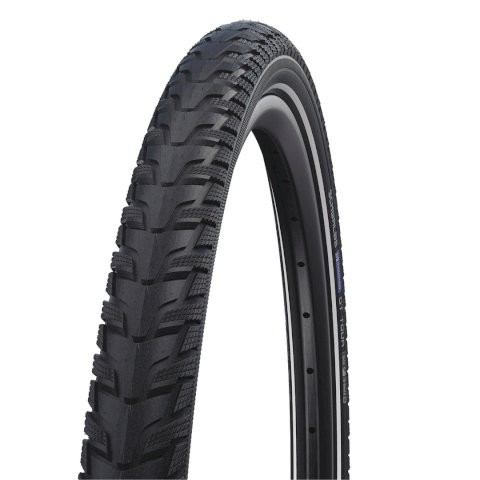 SCHWALBE Fahrradreifen Energizer Plus Tour HS 485 28 Zoll | ETRTO: 55-622 | Draht | TwinSkin | schwa
