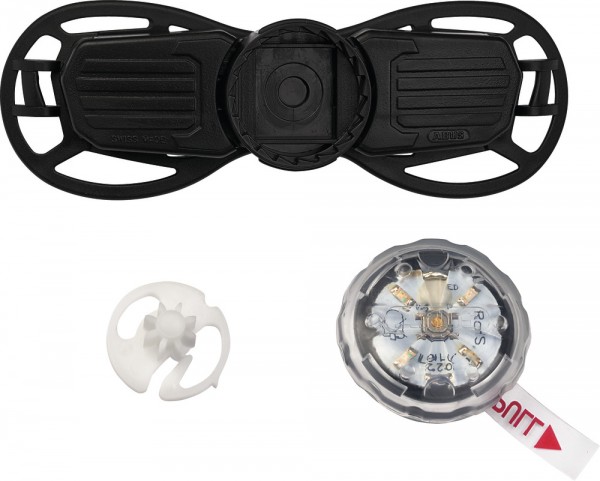 ABUS Fahrradhelm Verstellsystem Zoom Slim LED Kid