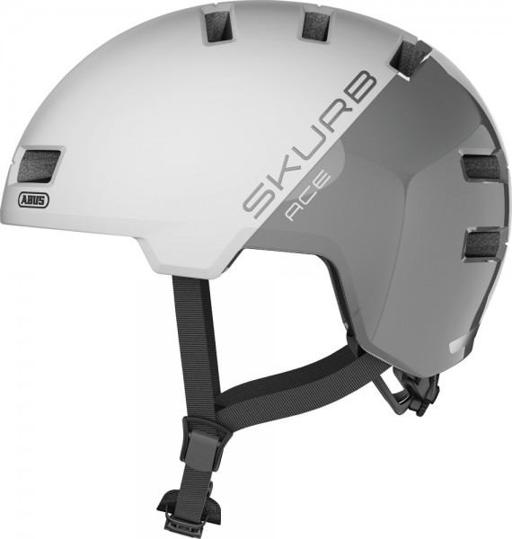 ABUS Fahrradhelm Skurb ACE silver white M