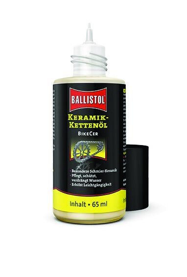 BALLISTOL Keramik Kettenöl BikeCer Tropfflasche Inhalt: 65 ml