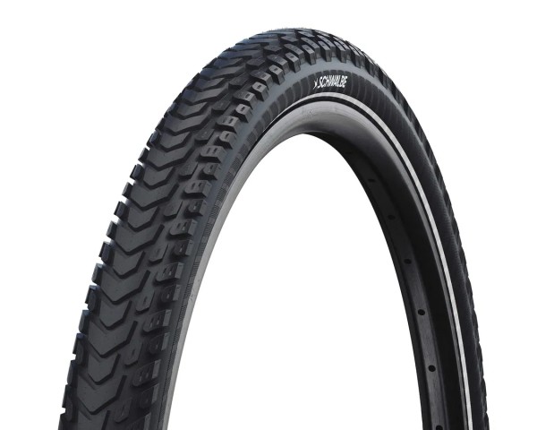 SCHWALBE Fahrradreifen Marathon Mondial HS 630 28 Zoll | ETRTO: 50-622 | Draht | schwarz Reflex