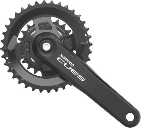 SHIMANO Kettenradgarnitur Cues FCU40102 2-PIECE schwarz