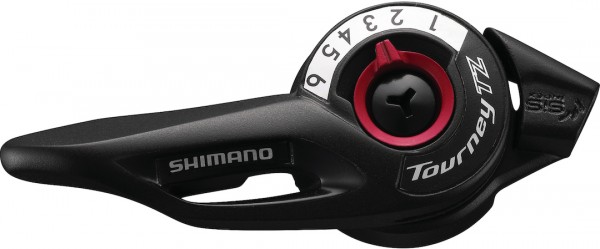 SHIMANO Drehgriffschalter Tourney SLTZ500 Schaltstufen: rechts 6-fach | Länge Innenzug: 2050 / 1800